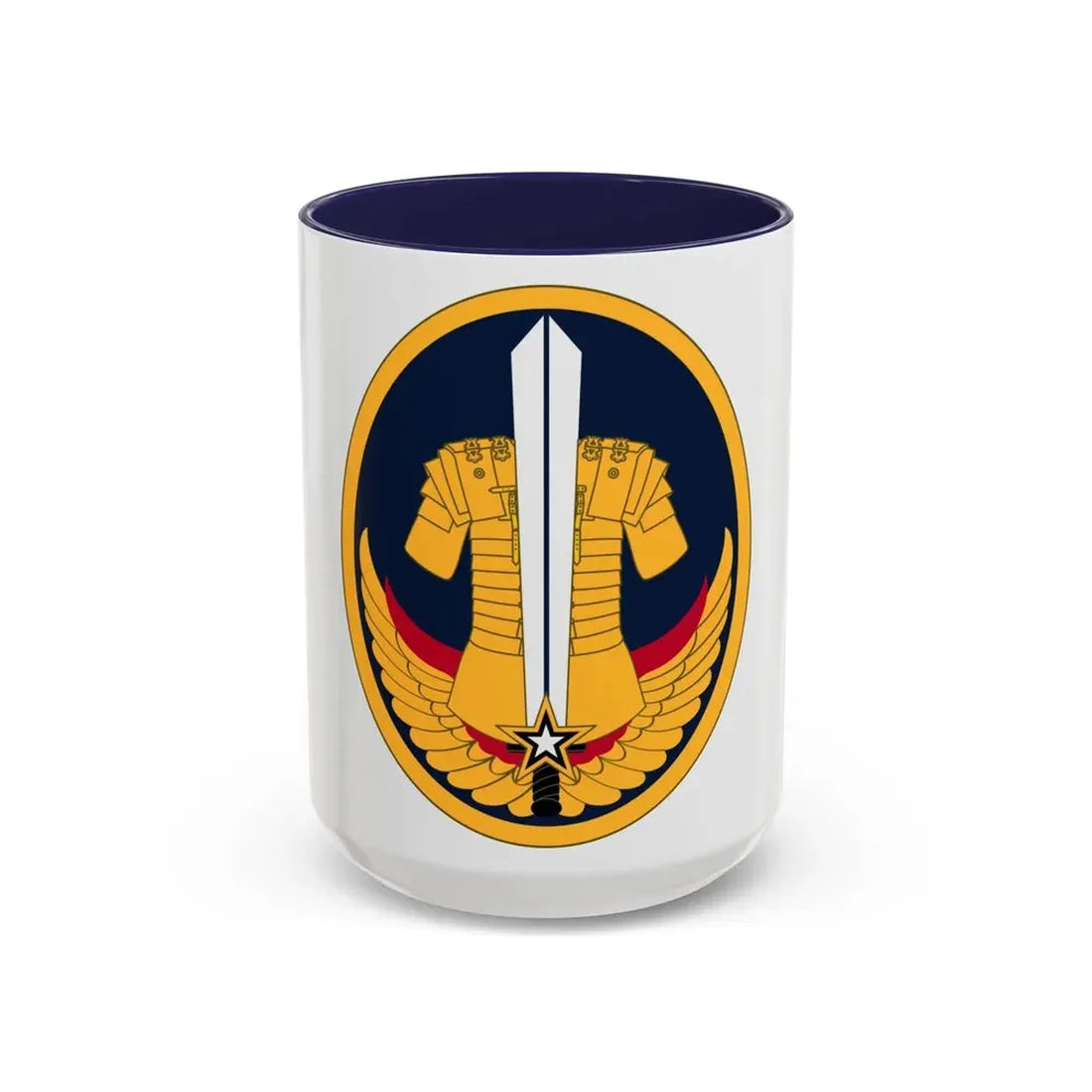 Reserve Careers Division (U.S. Army) Accent Coffee Mug 15oz Navy - Go Mug Yourself
