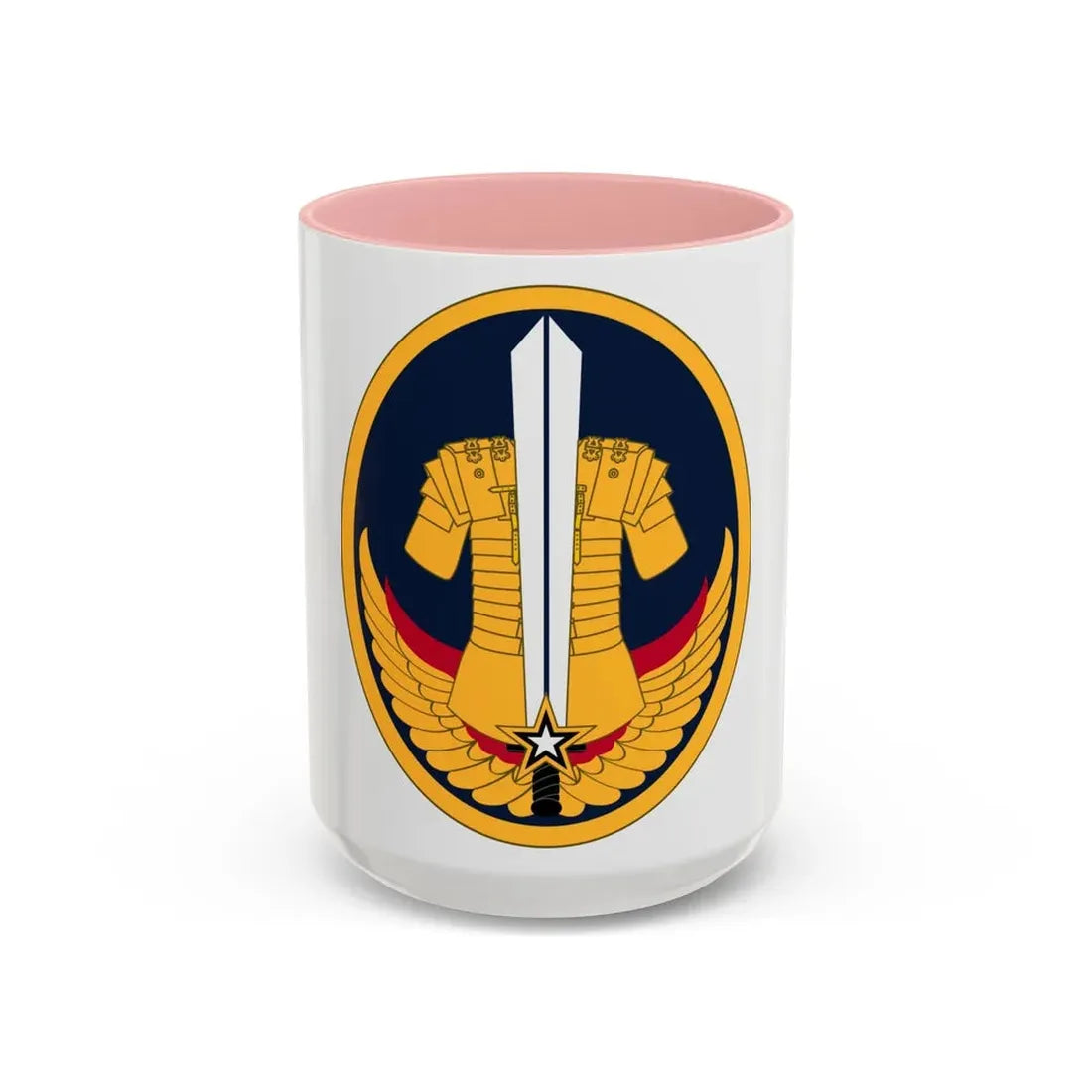 Reserve Careers Division (U.S. Army) Accent Coffee Mug 15oz Pink - Go Mug Yourself