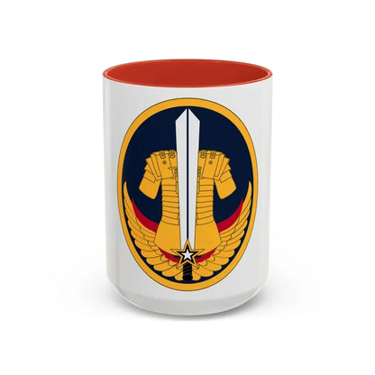 Reserve Careers Division (U.S. Army) Accent Coffee Mug 15oz Red - Go Mug Yourself