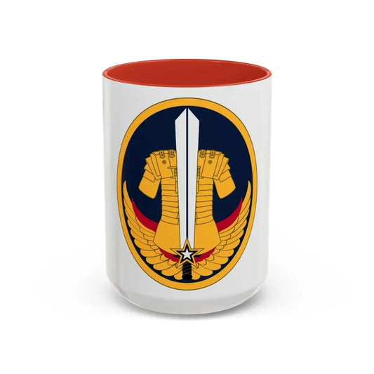 Reserve Careers Division (U.S. Army) Accent Coffee Mug 15oz Red - Go Mug Yourself