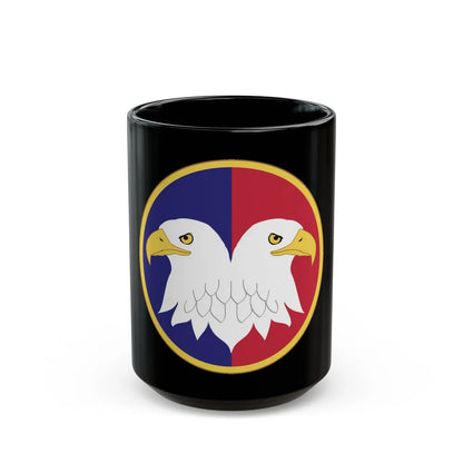 Reserve Command (U.S. Army) Black Coffee Mug-15oz-Go Mug Yourself