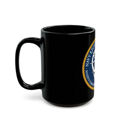 Reserve Component Comm Great Lakes Navy Reg Mid At (U.S. Navy) Black Coffee Mug-Go Mug Yourself