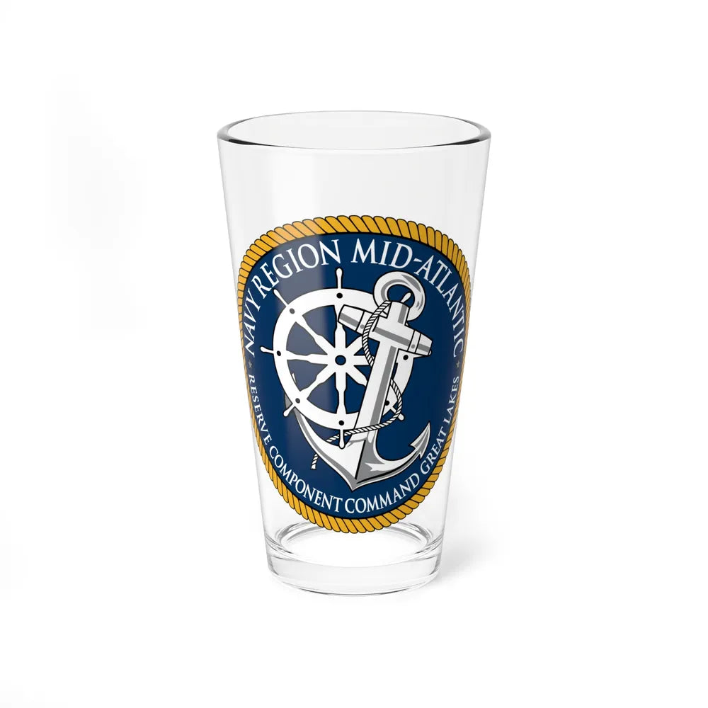 Reserve Component Comm Great Lakes Navy Reg Mid At (U.S. Navy) Pint Glass 16oz-16oz-Go Mug Yourself