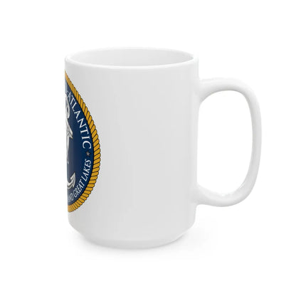 Reserve Component Comm Great Lakes Navy Reg Mid At (U.S. Navy) White Coffee Mug-Go Mug Yourself