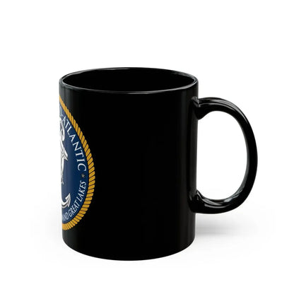 Reserve Component Comm Great Lakes Navy Reg Mid At (U.S. Navy) Black Coffee Mug - Go Mug Yourself