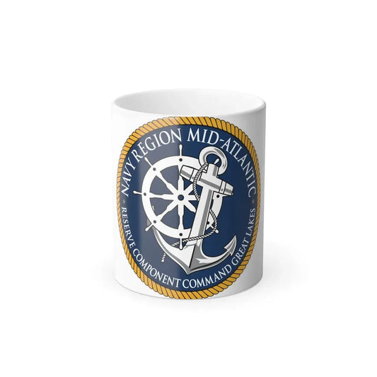 Reserve Component Comm Great Lakes Navy Reg Mid At (U.S. Navy) Color Changing Mug 11oz Default Title 11oz - Go Mug Yourself