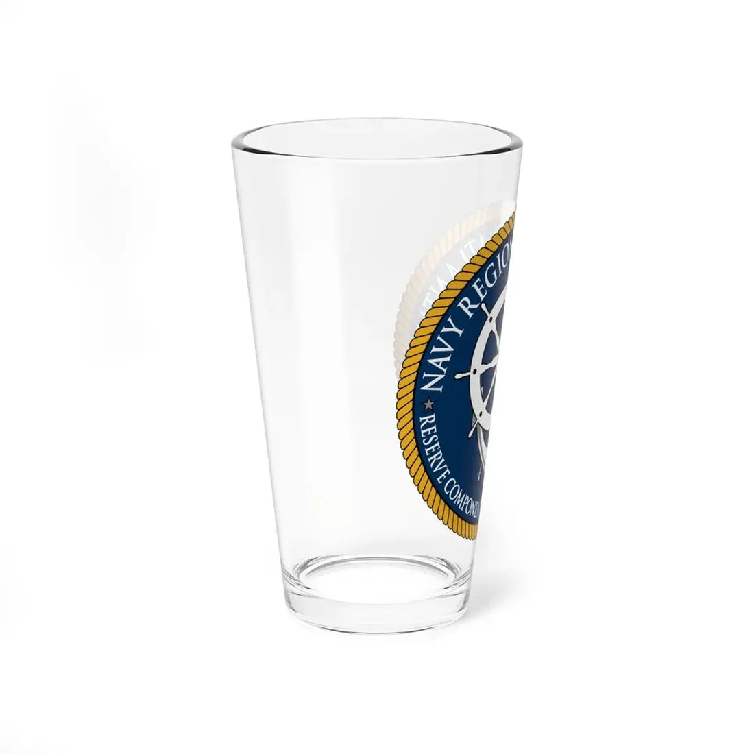 Reserve Component Comm Great Lakes Navy Reg Mid At (U.S. Navy) Pint Glass 16oz - Go Mug Yourself