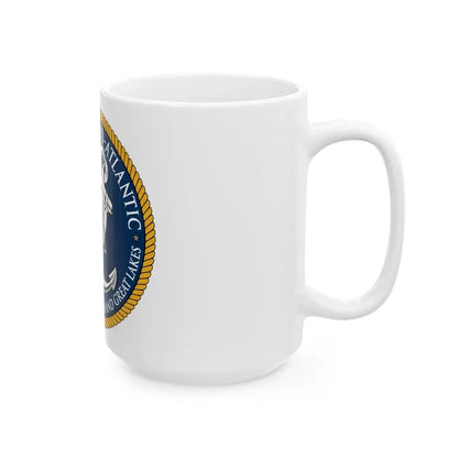 Reserve Component Comm Great Lakes Navy Reg Mid At (U.S. Navy) White Coffee Mug - Go Mug Yourself
