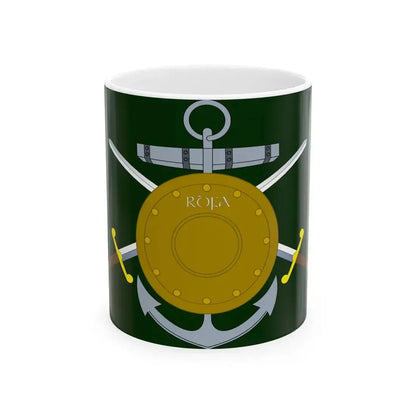 Reserve Defense Forces Association Flag Ireland (Ireland) White Coffee Mug 11oz - Go Mug Yourself