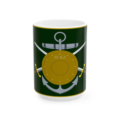 Reserve Defense Forces Association Flag Ireland (Ireland) White Coffee Mug 15oz - Go Mug Yourself