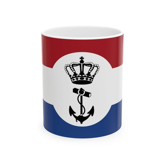 Reserve marine vlag (Netherlands) White Coffee Mug-11oz-Go Mug Yourself