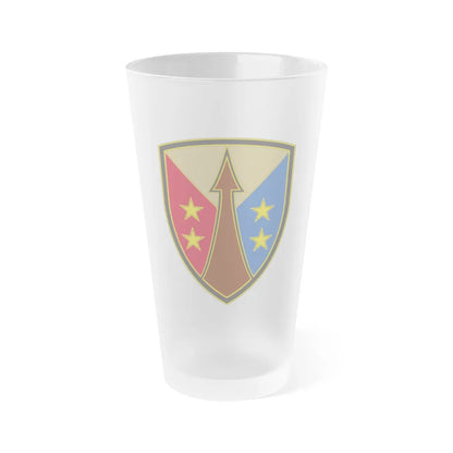 Reserve Sustainment Command (U.S. Army) Frosted Pint Glass 16oz-Go Mug Yourself