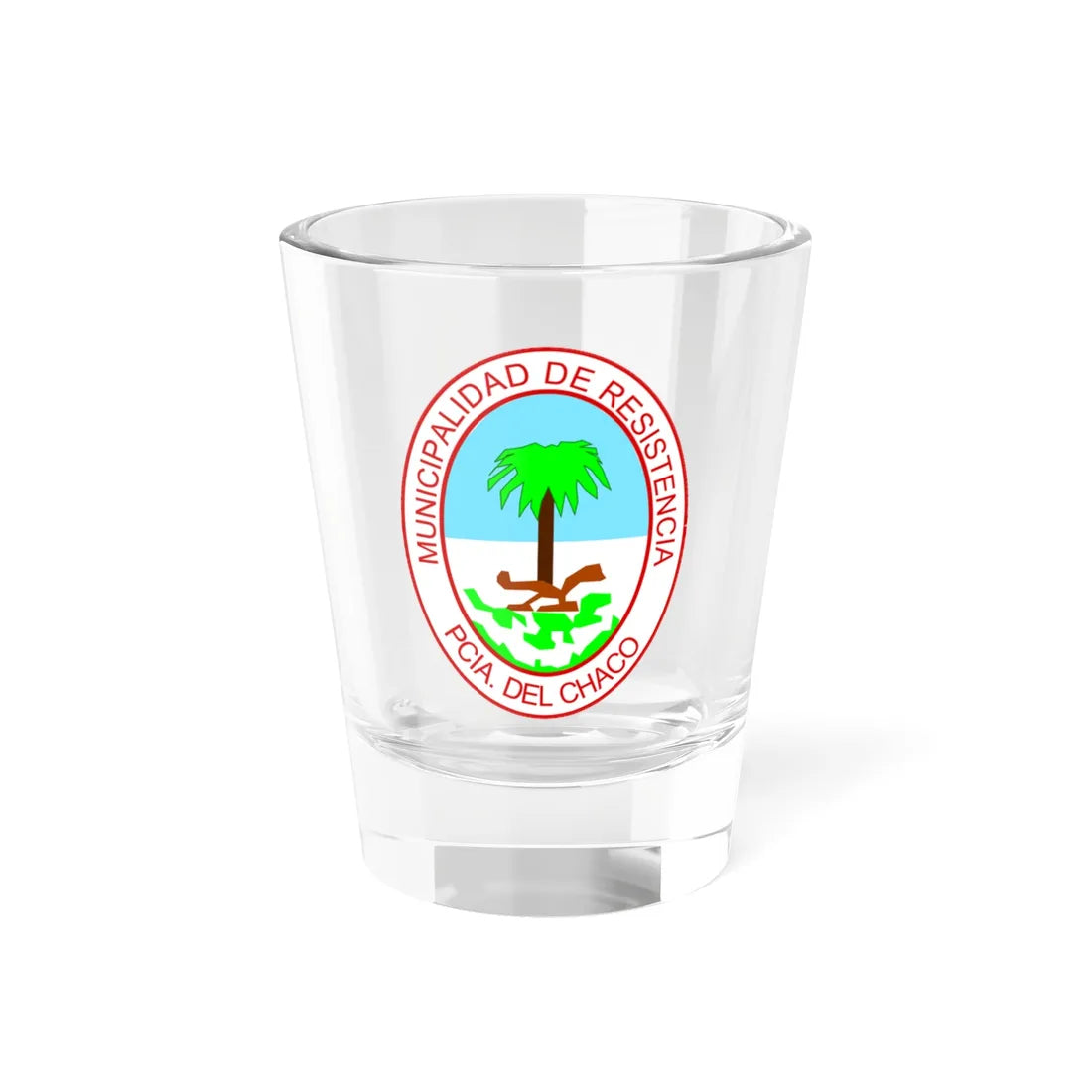 Resistencia Coat of arms (Argentina) (Coat of Arms) Shot Glass 1.5oz 1.5oz - Go Mug Yourself