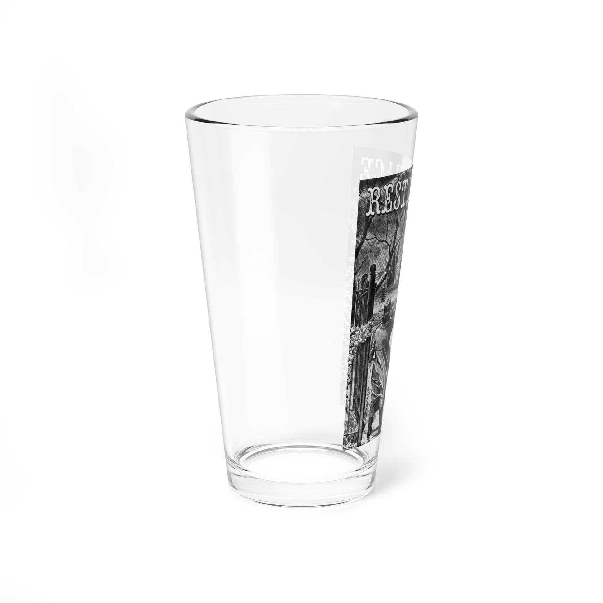 Rest in Peace, Terror Illustrated, December 1955 (Magazine Illustration) Pint Glass 16oz-Go Mug Yourself