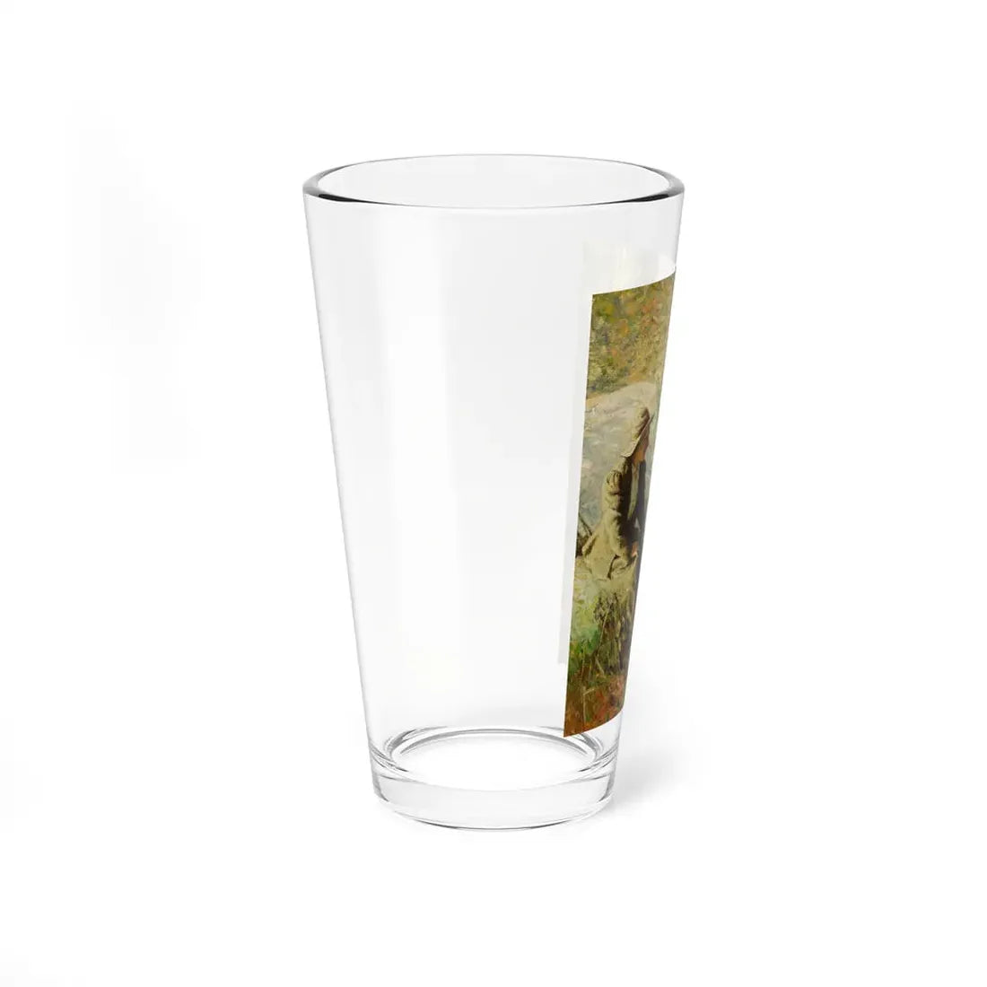 Rest in the Woods, Harper's Magazine, November 1915 (Magazine Illustration) Pint Glass 16oz - Go Mug Yourself