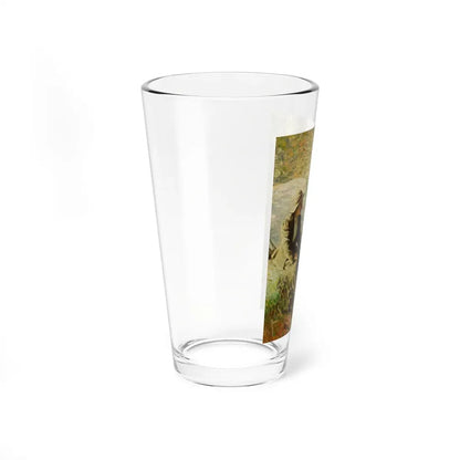 Rest in the Woods, Harper's Magazine, November 1915 (Magazine Illustration) Pint Glass 16oz - Go Mug Yourself