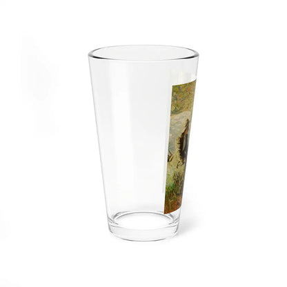 Rest in the Woods, Harper's Magazine, November 1915 (Magazine Illustration) Pint Glass 16oz-Go Mug Yourself