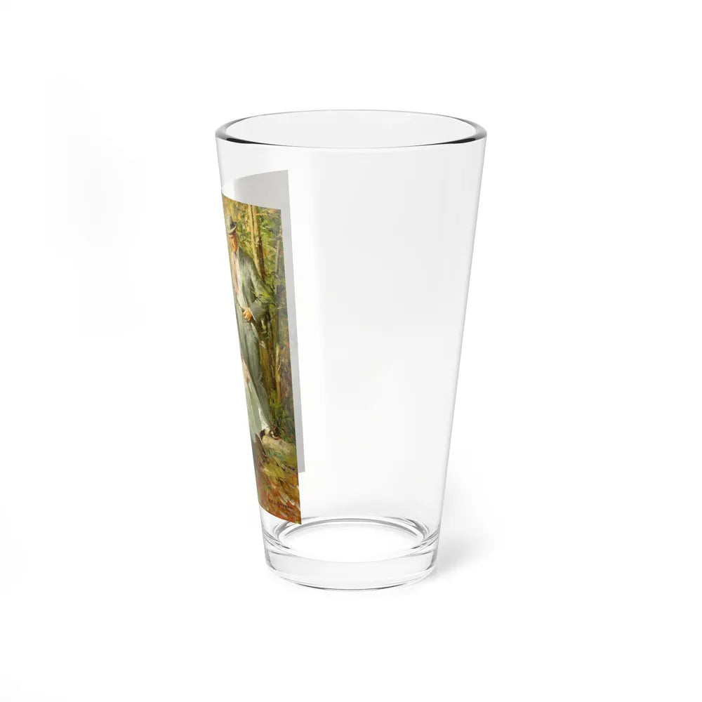 Rest in the Woods, Harper's Magazine, November 1915 (Magazine Illustration) Pint Glass 16oz-Go Mug Yourself