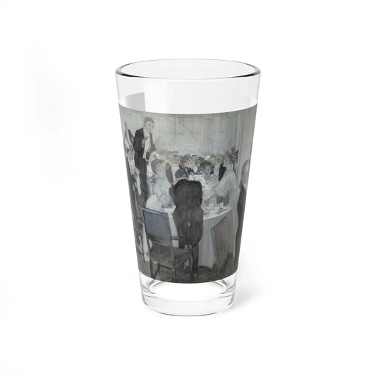 Restaurant Scene, 1903 (Magazine Illustration) Pint Glass 16oz-16oz-Go Mug Yourself