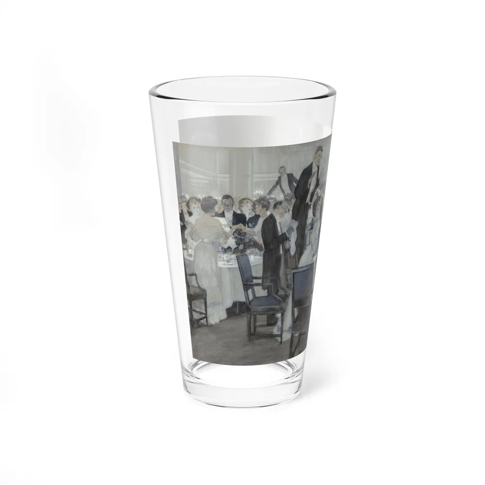 Restaurant Scene, 1903 (Magazine Illustration) Pint Glass 16oz-Go Mug Yourself