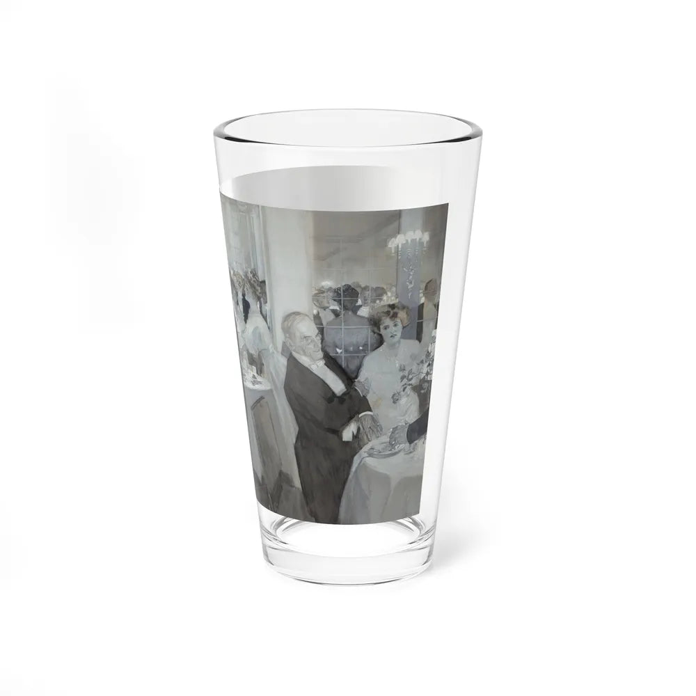 Restaurant Scene, 1903 (Magazine Illustration) Pint Glass 16oz-Go Mug Yourself