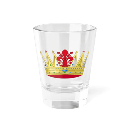 Restitution of the physical crown of Cosimo I de Medici (Italy) (Coat of Arms) Shot Glass 1.5oz 1.5oz - Go Mug Yourself