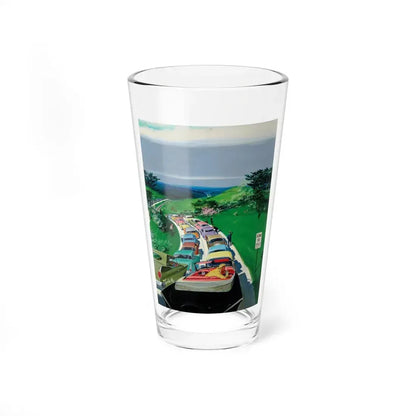 Resume Safe Speed, The Saturday Evening Post, May 30, 1959 (Magazine Illustration) Pint Glass 16oz 16oz - Go Mug Yourself