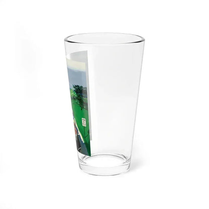 Resume Safe Speed, The Saturday Evening Post, May 30, 1959 (Magazine Illustration) Pint Glass 16oz - Go Mug Yourself