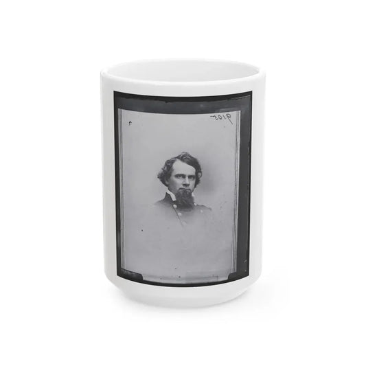 Ret.  Brig. Gen. Sgt., Col. Franklin Sawyer, 8th Ohio Inf. (U.S. Civil War) White Coffee Mug 15oz - Go Mug Yourself