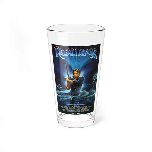 RETALIATOR (PROGRAMMED TO KILL) 1987 Movie Poster - Pint Glass 16oz-16oz-Go Mug Yourself