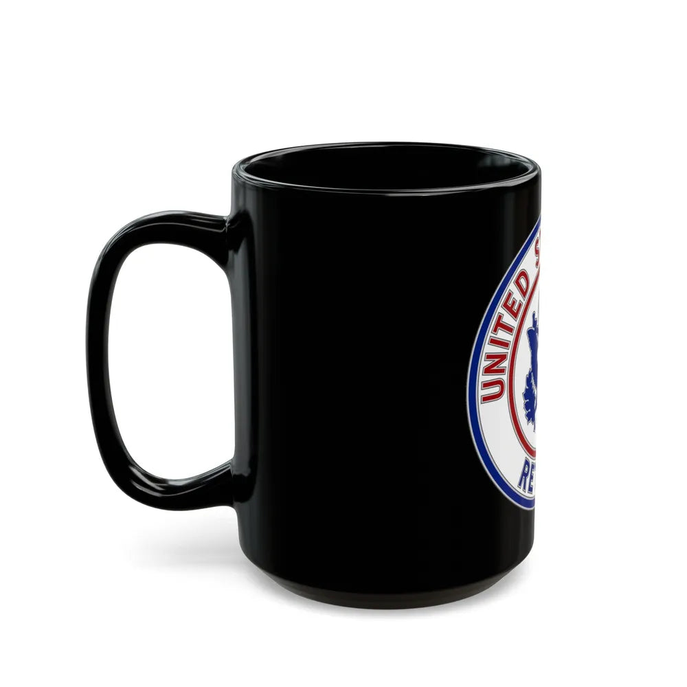 Retired Service Identification Badge 2 (U.S. Army) Black Coffee Mug-Go Mug Yourself