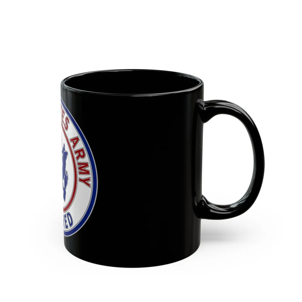 Retired Service Identification Badge 2 (U.S. Army) Black Coffee Mug-Go Mug Yourself