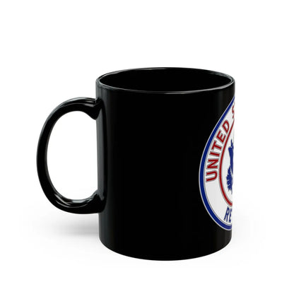 Retired Service Identification Badge 2 (U.S. Army) Black Coffee Mug-Go Mug Yourself