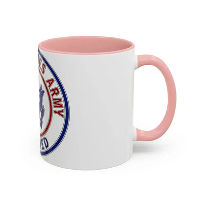 Retired Service Identification Badge 2 (U.S. Army) Accent Coffee Mug - Go Mug Yourself