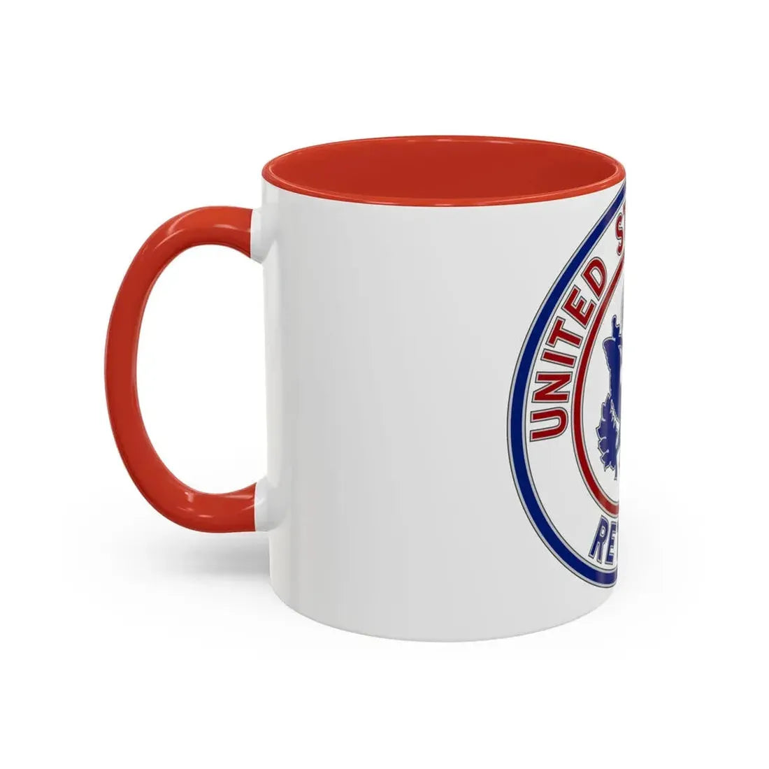 Retired Service Identification Badge 2 (U.S. Army) Accent Coffee Mug - Go Mug Yourself