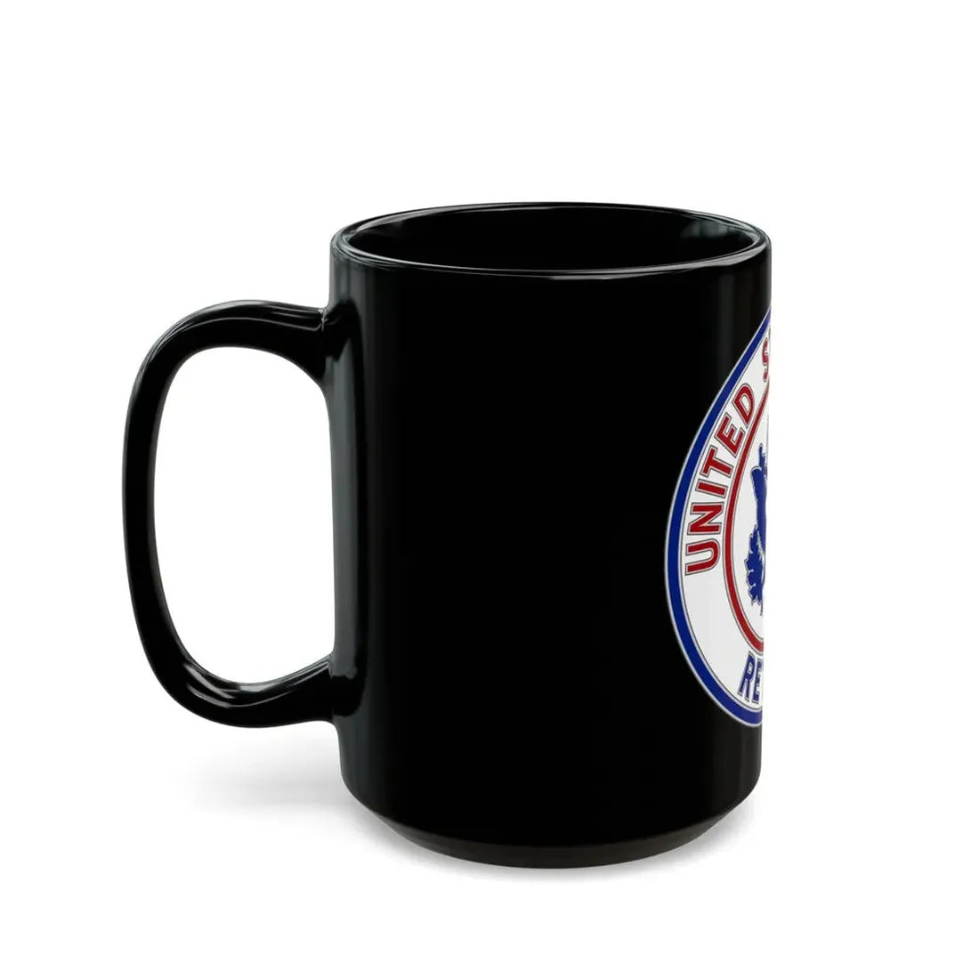 Retired Service Identification Badge 2 (U.S. Army) Black Coffee Mug - Go Mug Yourself