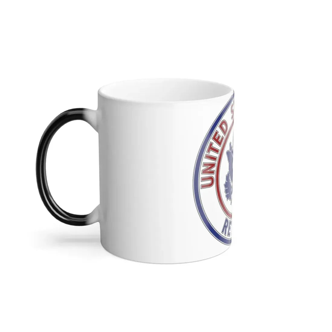Retired Service Identification Badge 2 (U.S. Army) Color Changing Coffee Mug - Go Mug Yourself
