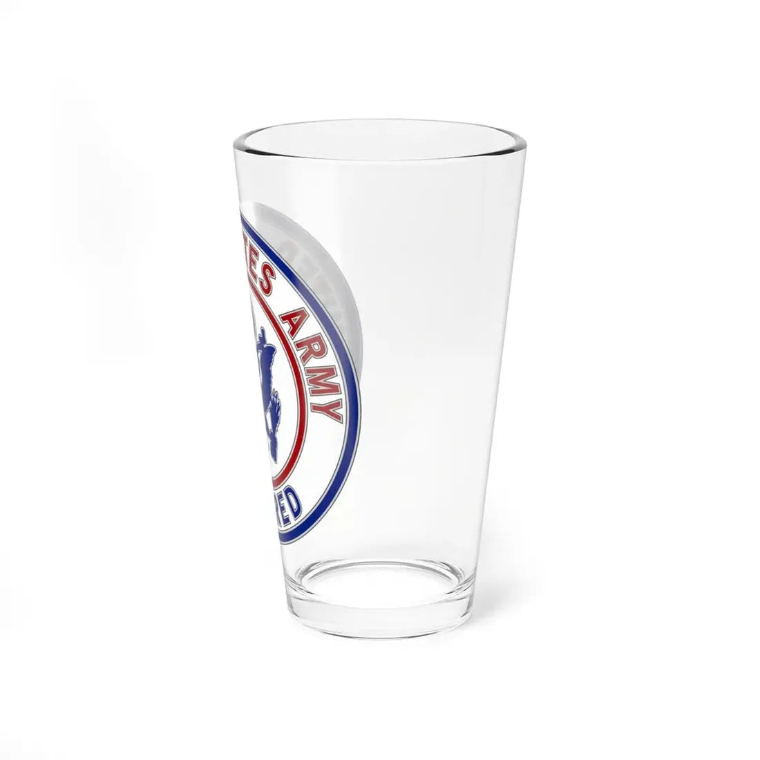 Retired Service Identification Badge 2 (U.S. Army) Pint Glass 16oz - Go Mug Yourself