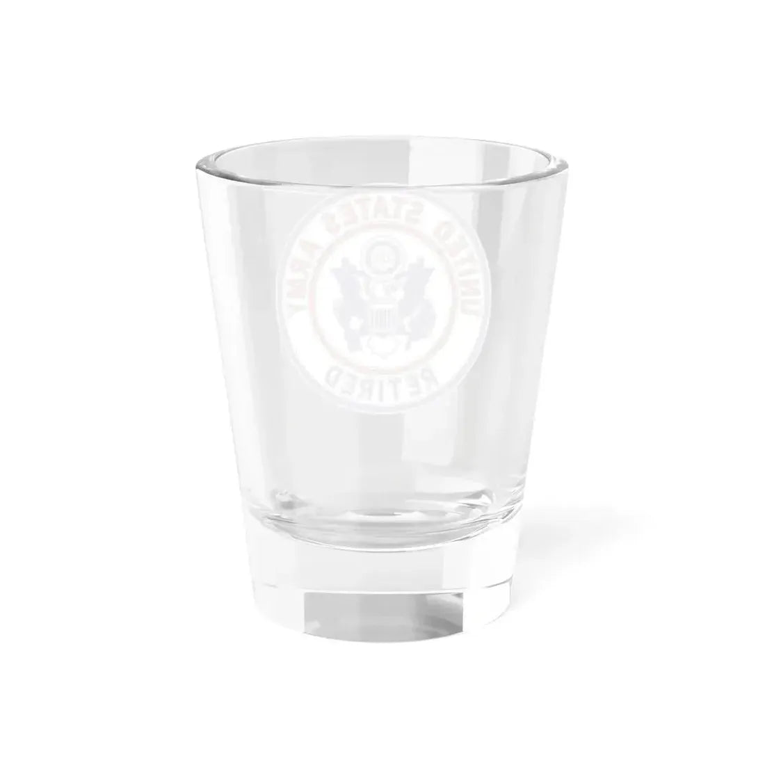 Retired Service Identification Badge 2 (U.S. Army) Shot Glass 1.5oz - Go Mug Yourself