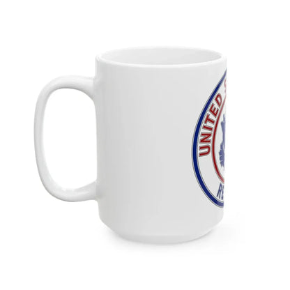 Retired Service Identification Badge 2 (U.S. Army) White Coffee Mug - Go Mug Yourself