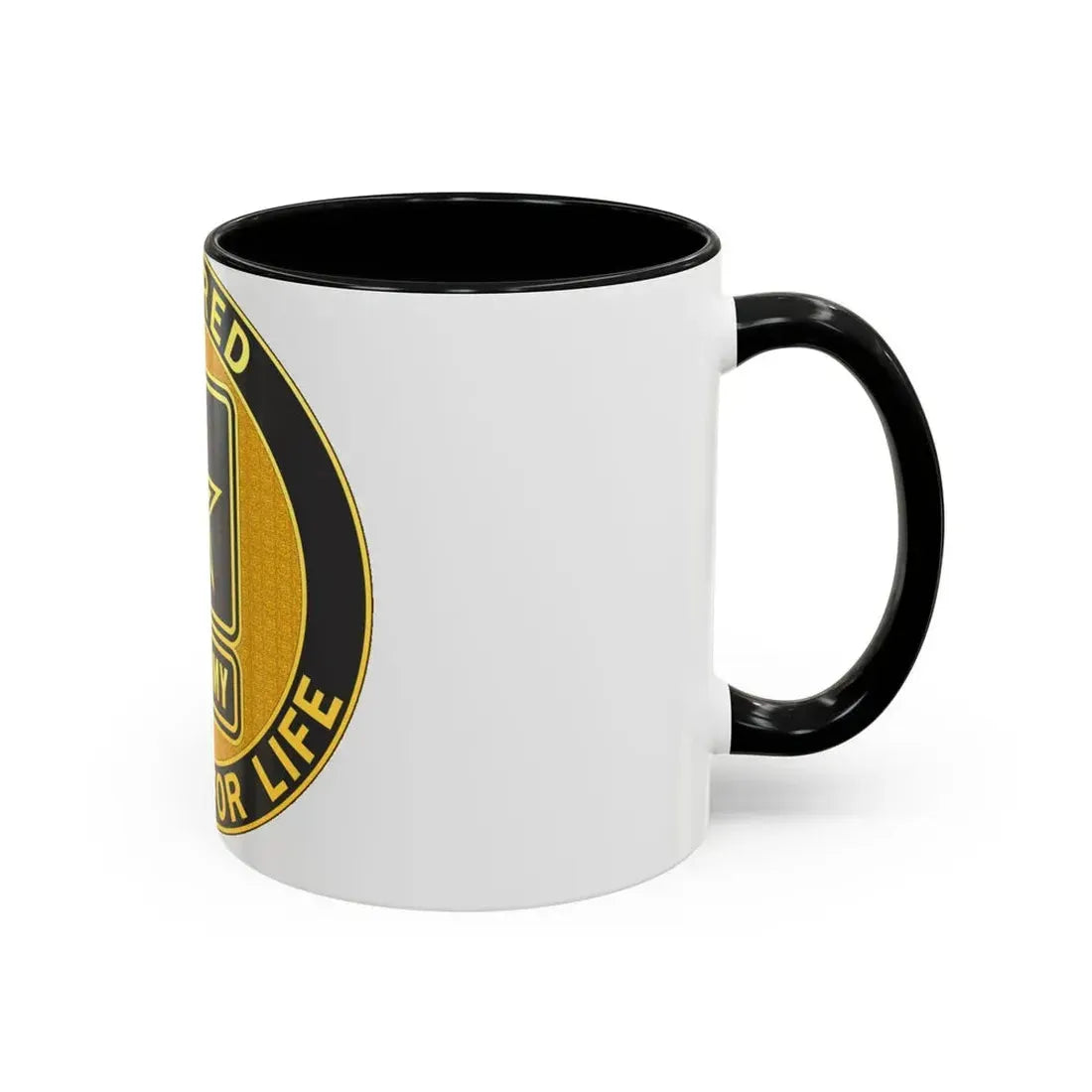Retired Service Identification Badge (U.S. Army) Accent Coffee Mug - Go Mug Yourself