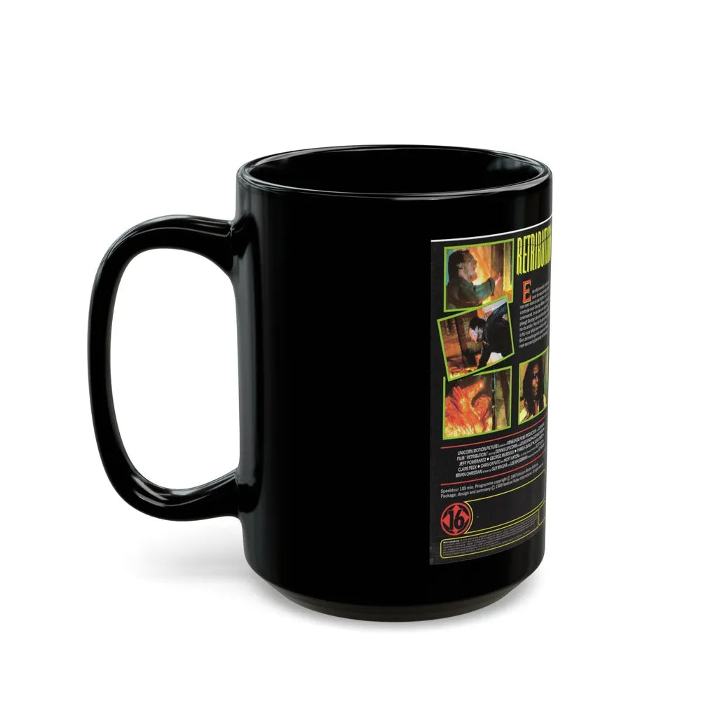 RETRIBUTION VESTRON VIDEO INTERNATIONAL 3 (VHS COVER) - Black Coffee Mug-Go Mug Yourself