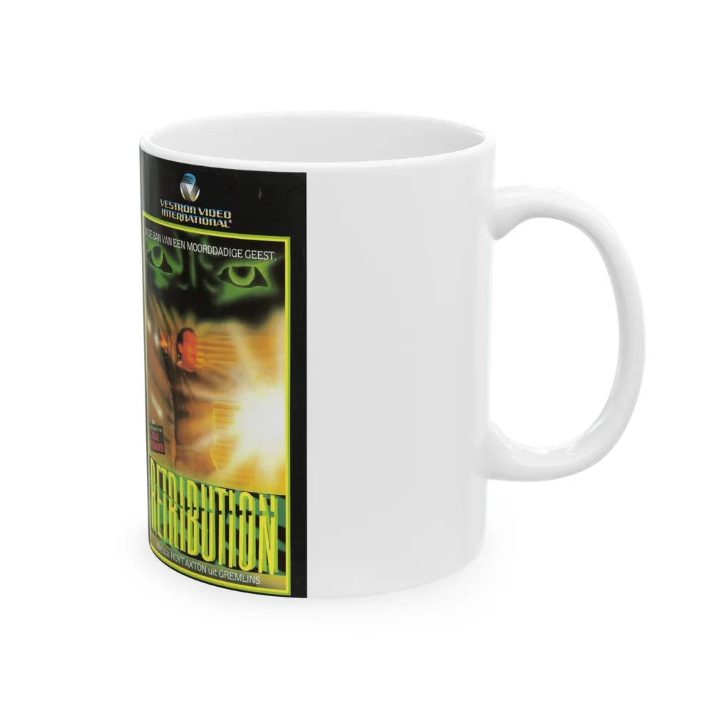 RETRIBUTION VESTRON VIDEO INTERNATIONAL 3 (VHS COVER) - White Coffee Mug-Go Mug Yourself