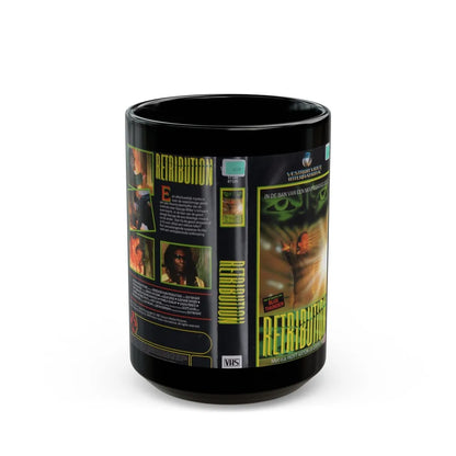 RETRIBUTION VESTRON VIDEO INTERNATIONAL (VHS COVER) - Black Coffee Mug-15oz-Go Mug Yourself