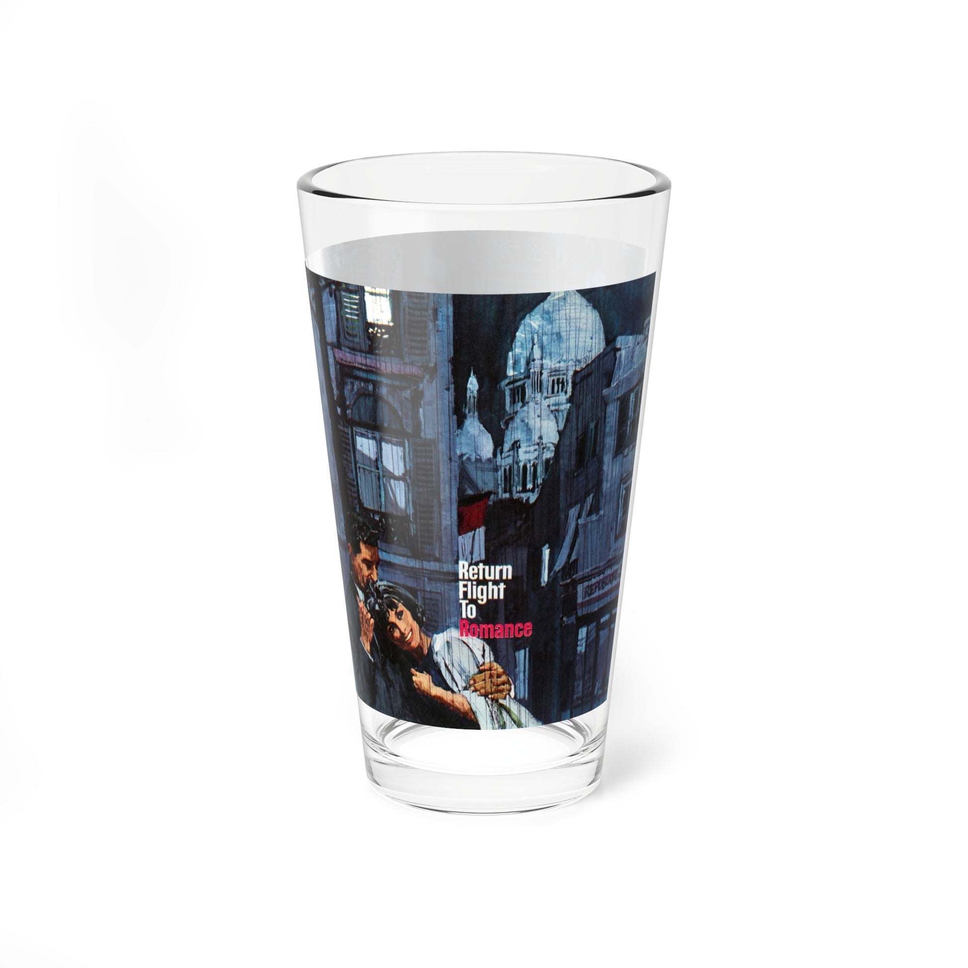 Return Flight To Romance by Margerie Scott (Magazine Illustration) Pint Glass 16oz-Go Mug Yourself