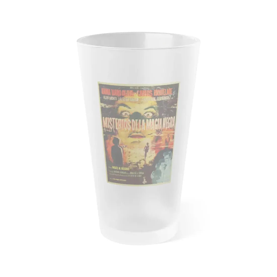 RETURN FROM THE BEYOND (SPANISH) 1958 Movie Poster - Frosted Pint Glass 16oz 16oz Frosted - Go Mug Yourself