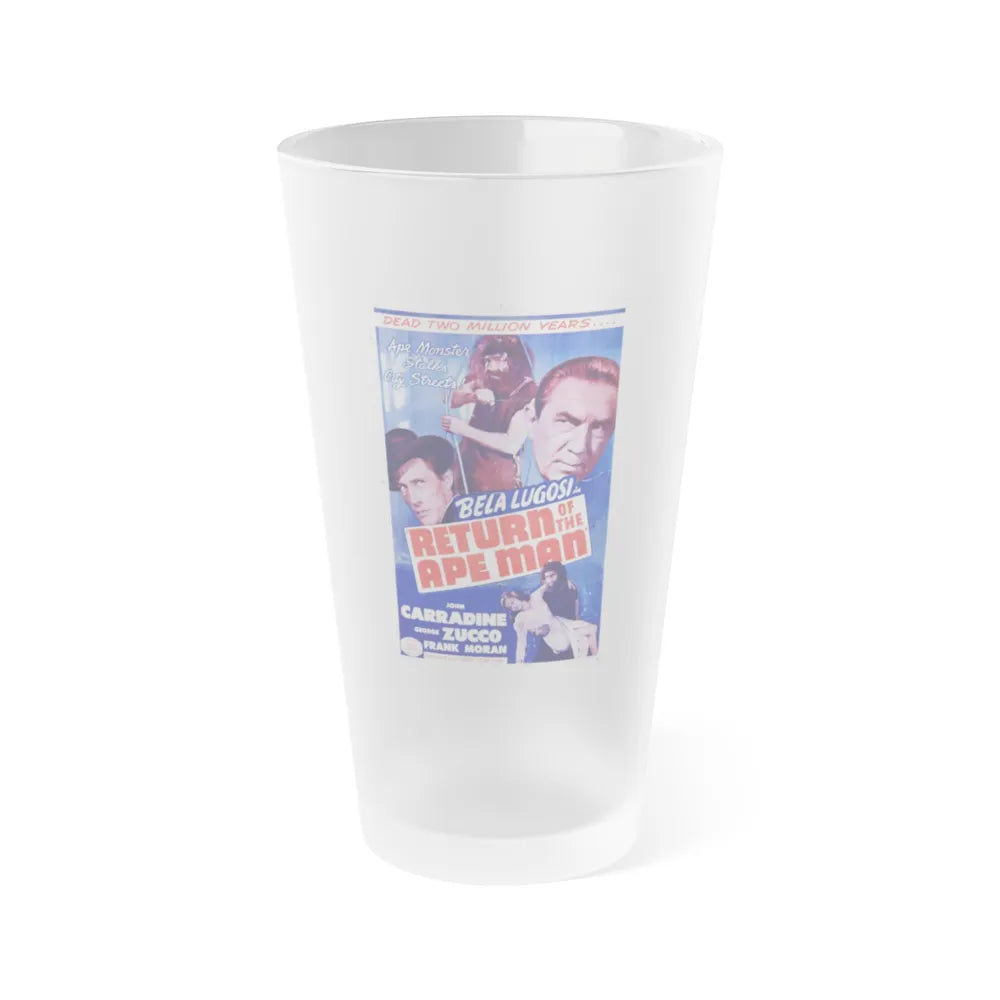 RETURN OF THE APE MAN (2) 1944 Movie Poster - Frosted Pint Glass 16oz-16oz-Frosted-Go Mug Yourself