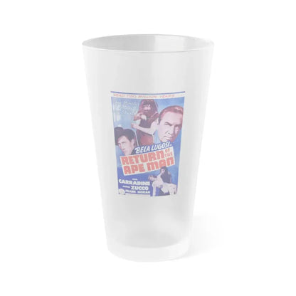 RETURN OF THE APE MAN (2) 1944 Movie Poster - Frosted Pint Glass 16oz 16oz Frosted - Go Mug Yourself