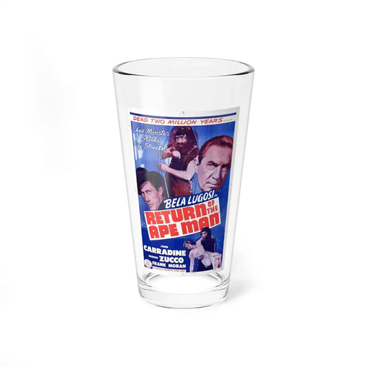 RETURN OF THE APE MAN (2) 1944 Movie Poster - Pint Glass 16oz 16oz - Go Mug Yourself