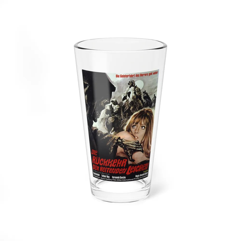 RETURN OF THE EVIL DEAD (RETURN OF THE BLIND DEAD) (GERMAN) 1973 Movie Poster - Pint Glass 16oz-16oz-Go Mug Yourself